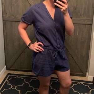 Blue Romper